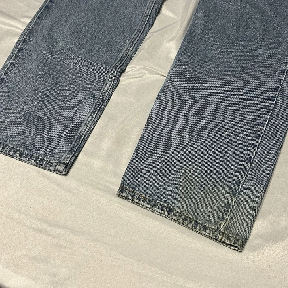 Y2K Levi's 505 Jeans Men's FITS Size 32x32 Grunge Med Wash Straight Leg